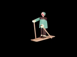 Kay Bojesen Trefigurer Og Skulpturer*Skiløper Boje, gutt multi