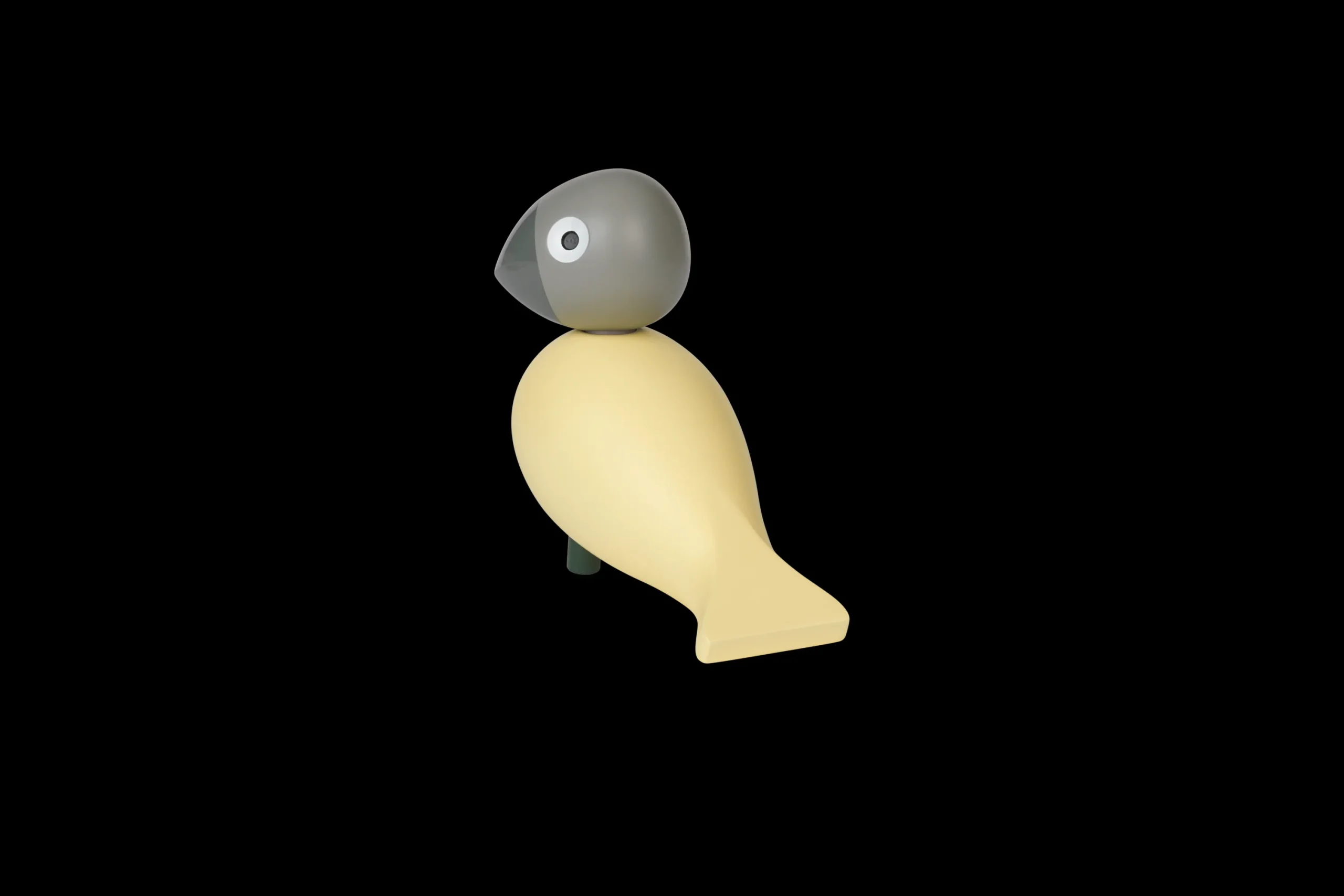 Kay Bojesen Nyheter|Trefigurer Og Skulpturer*Year Bird Bella 2025 H12.5 cm creme/grå