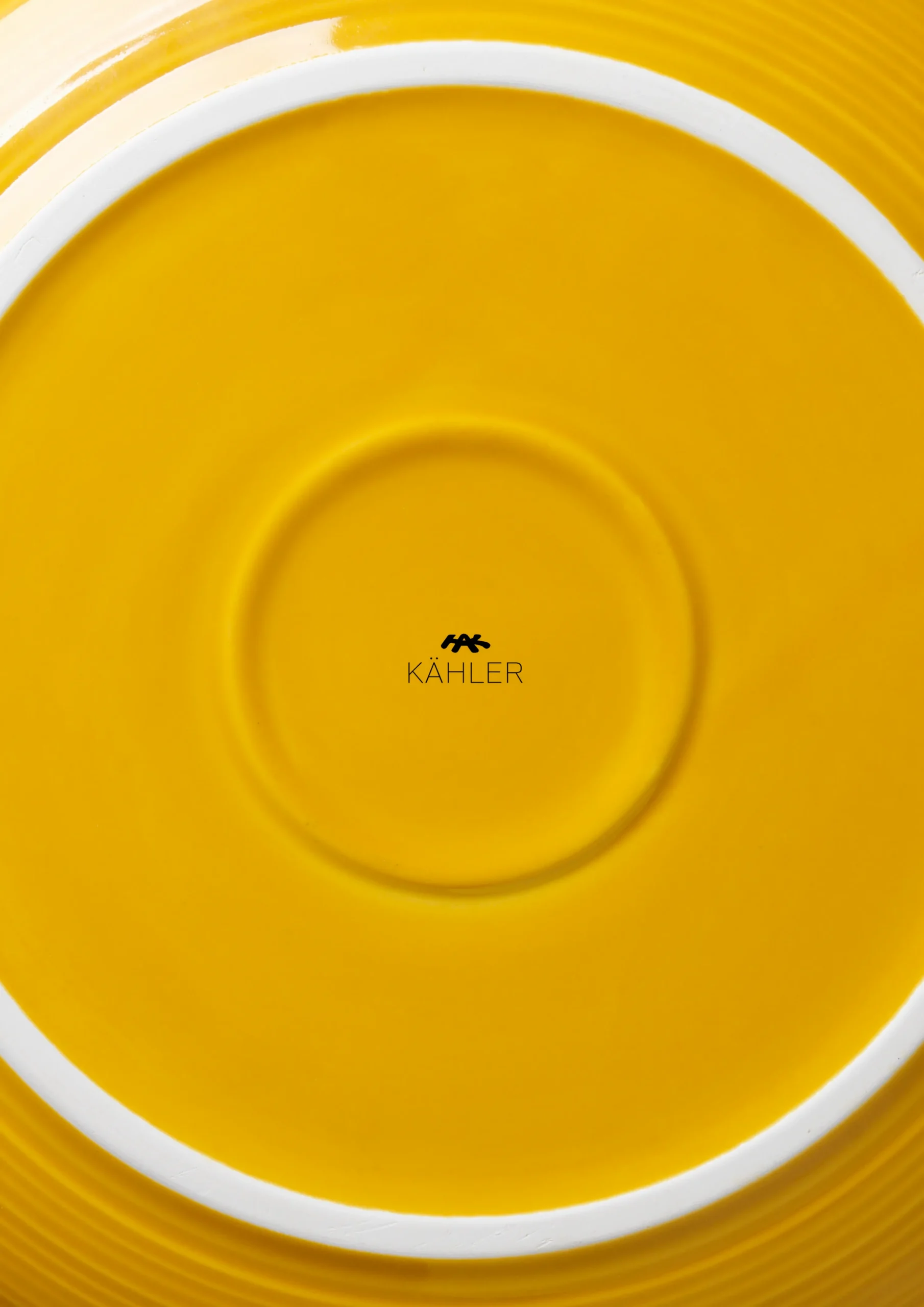 Kähler Serveringsfat*Colore Fat Ø34 cm saffron yellow