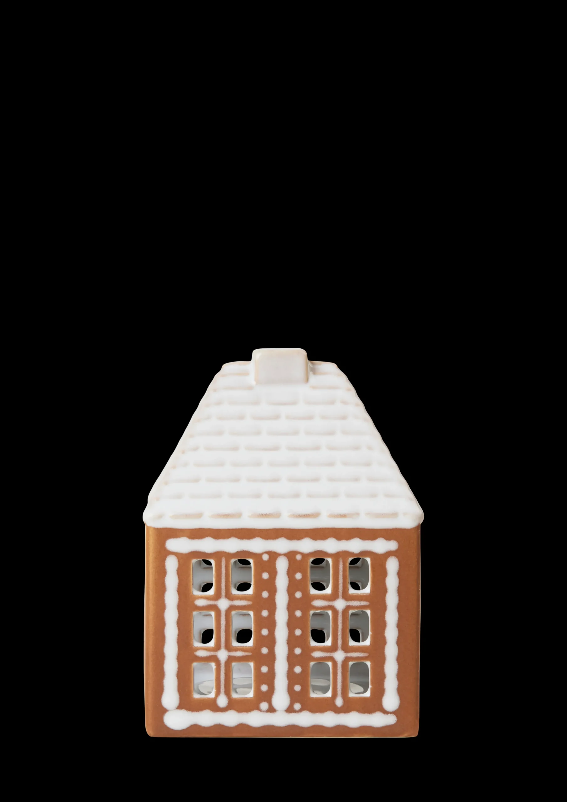 Kähler Lysestaker Og Stearinlys|Lyshus*Gingerbread Lyshus liten brun