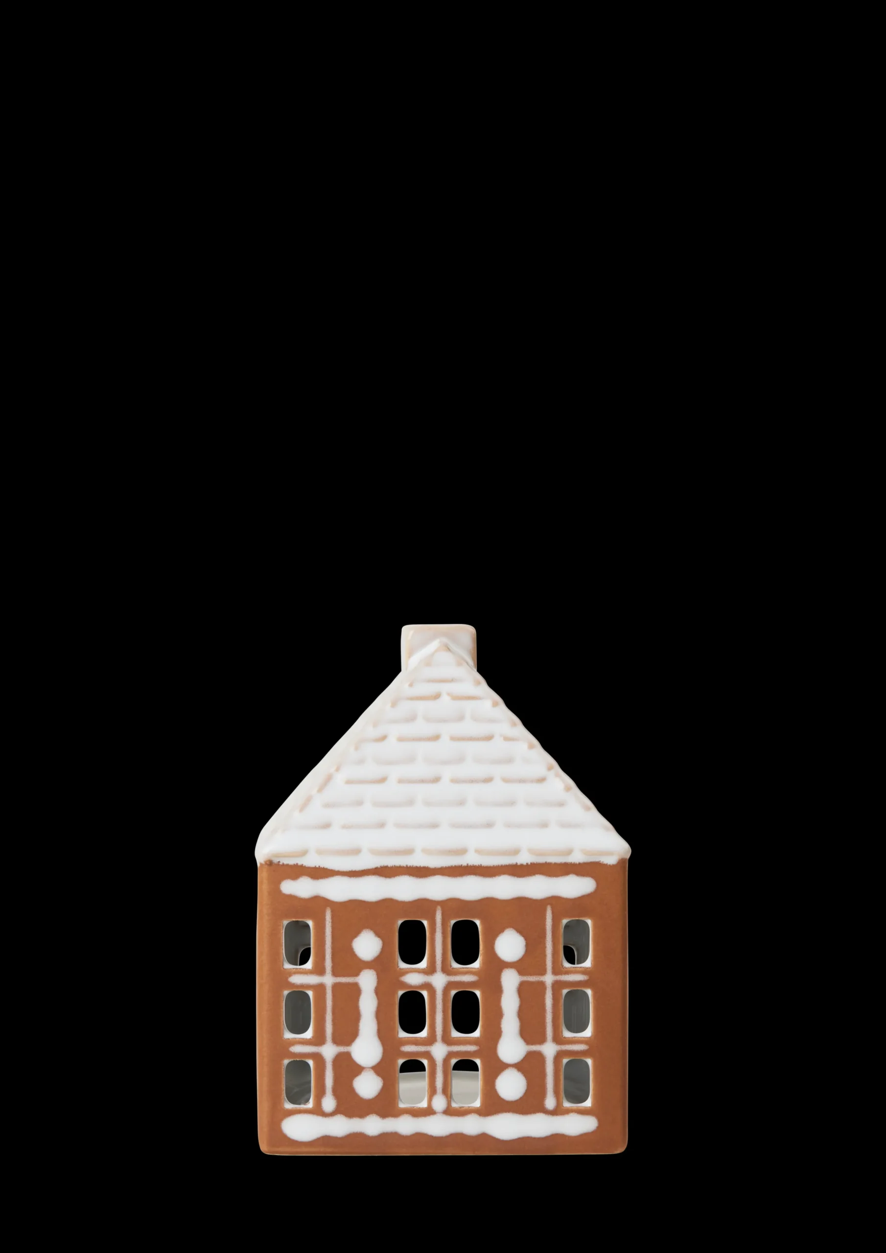 Kähler Lysestaker Og Stearinlys|Lyshus*Gingerbread Lyshus liten brun