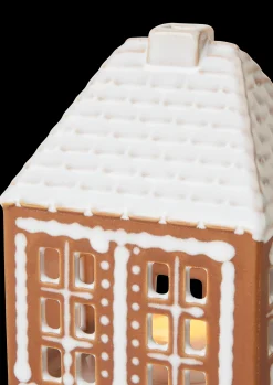 Kähler Lysestaker Og Stearinlys|Lyshus*Gingerbread Lyshus liten brun