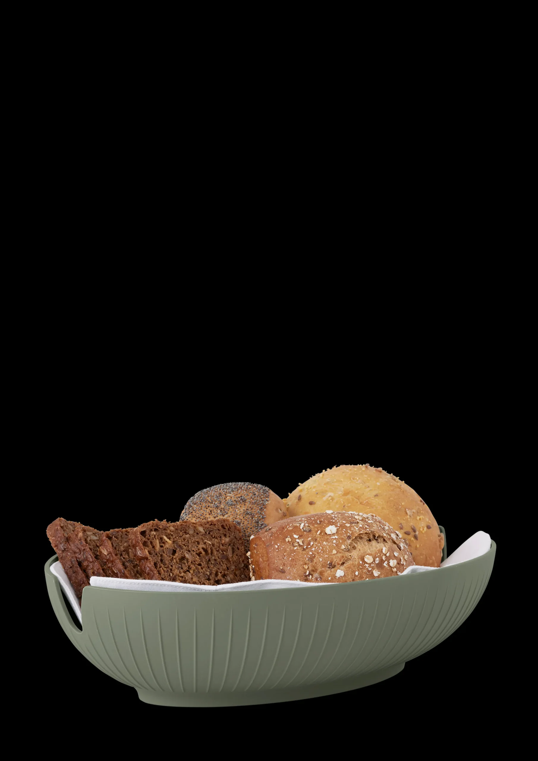 Kähler Serveringskåler|Brødkurver Og Bakker*Hammershøi Brødkurv 29.5x20 grønn