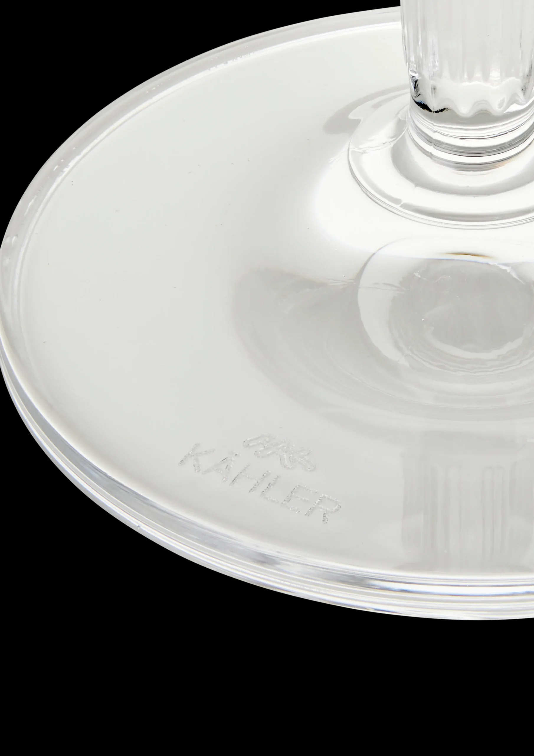 Kähler Champagneglass|Vinglass*Hammershøi Champagneglass 24 cl klar 2 stk.