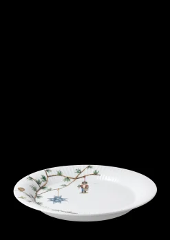 Kähler Middagstallerkner|Servise*Hammershøi Christmas Tallerken Ø27 cm hvit m. deko