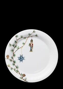 Kähler Middagstallerkner|Servise*Hammershøi Christmas Tallerken Ø27 cm hvit m. deko