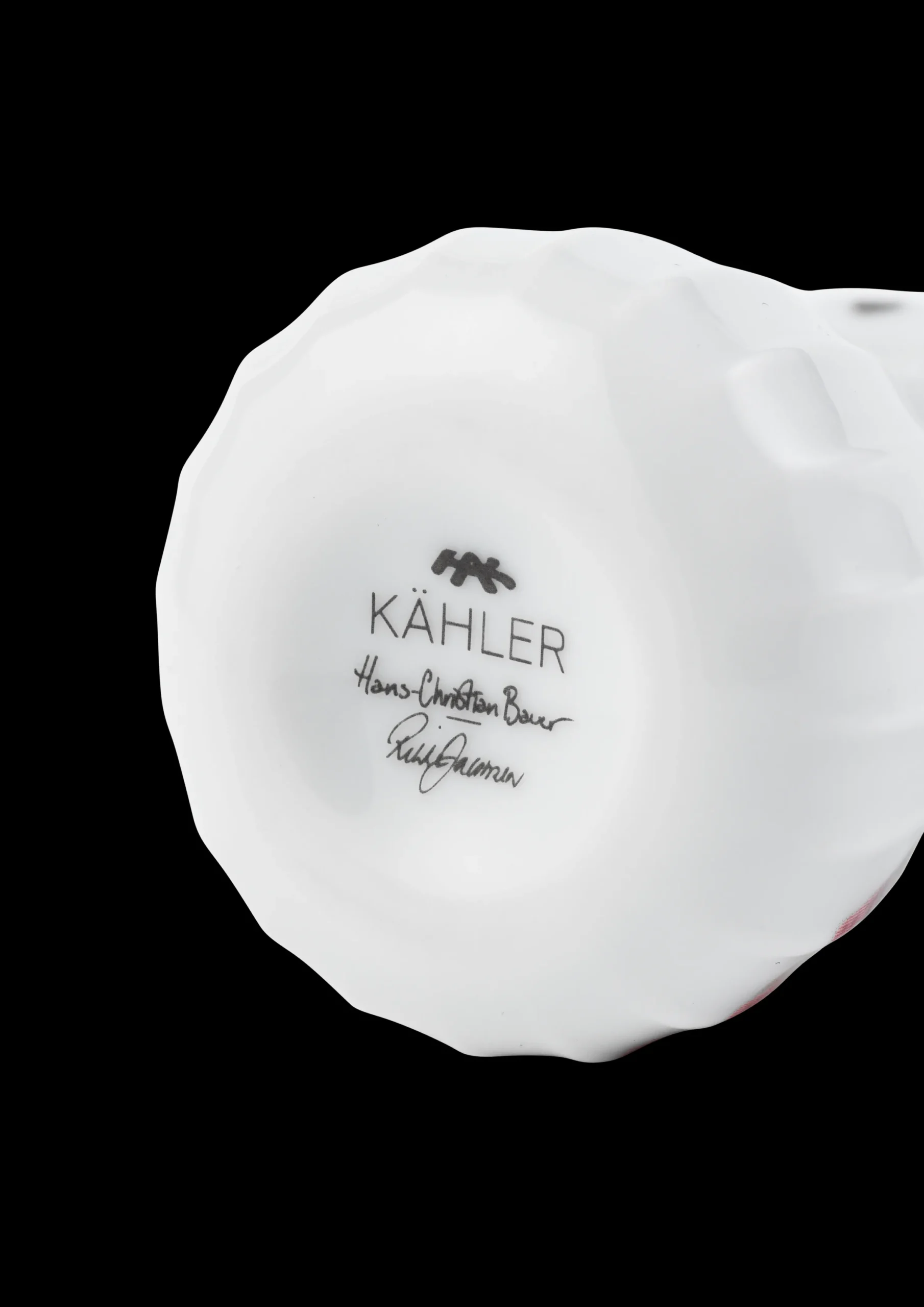 Kähler Julepynt|Julepynt*Hammershøi Christmas Snøjente H8 hvit m. deko