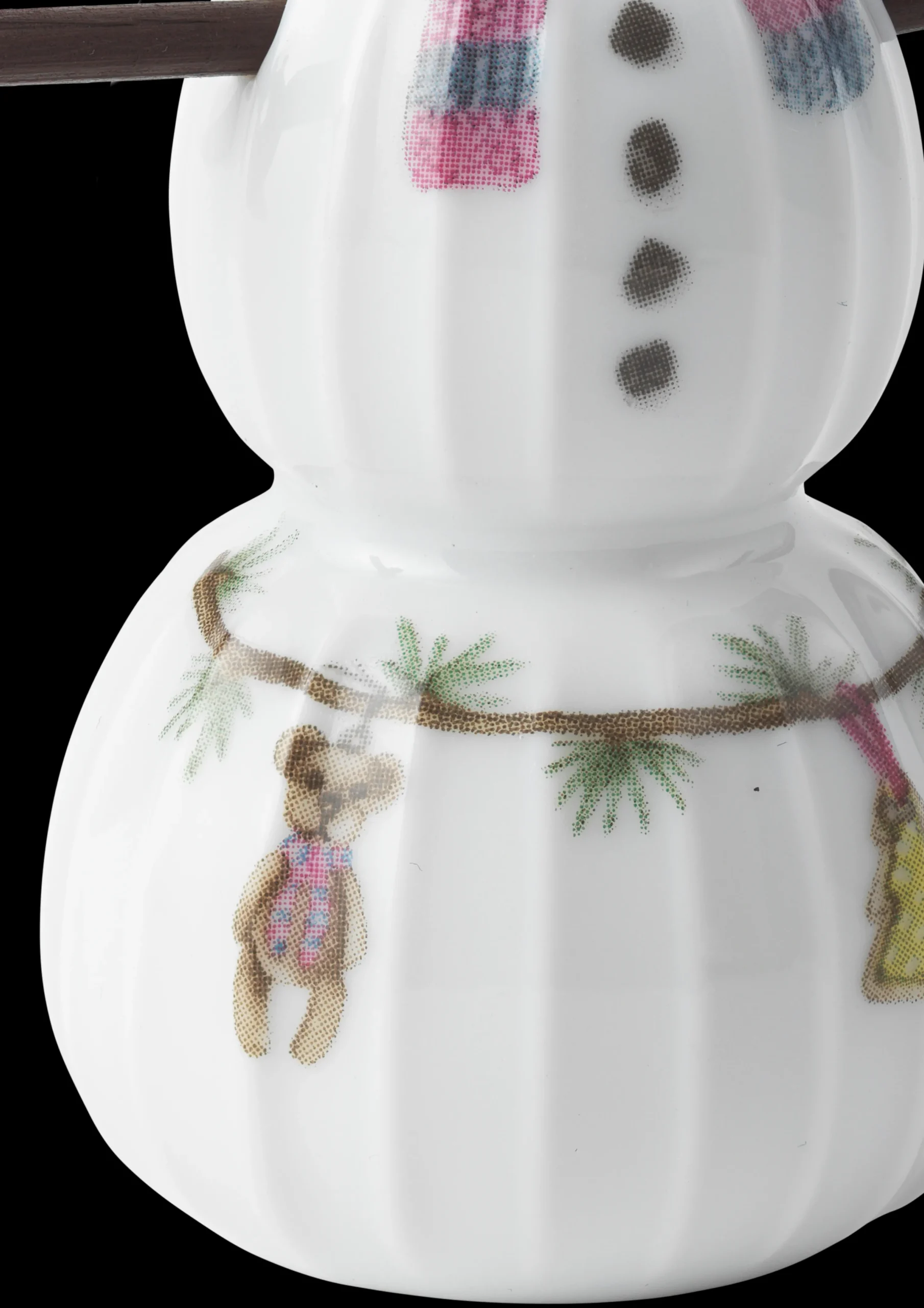 Kähler Julepynt|Julepynt*Hammershøi Christmas Snøgutt H9 hvit m. deko