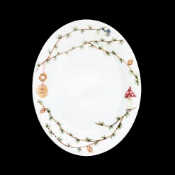 Kähler Serveringsfat|Juleservise & Borddekking*Hammershøi Christmas Oval bord skål 28.5x22.5