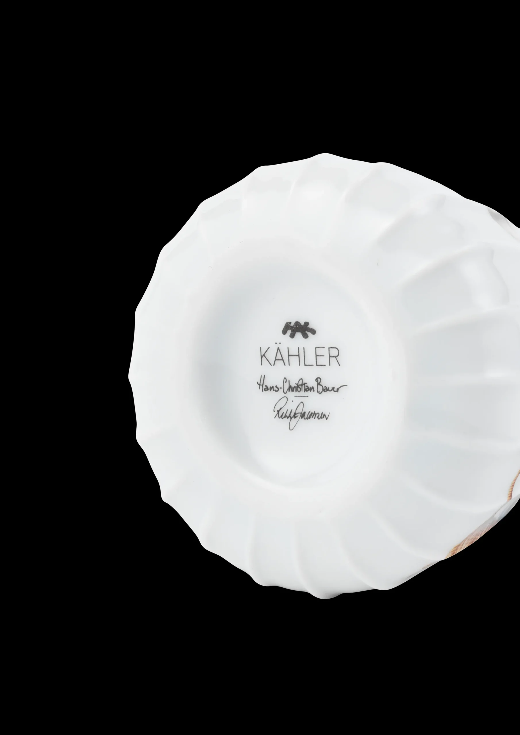 Kähler Julepynt|Julepynt*Hammershøi Christmas Snøkone H11 hvit m. deko