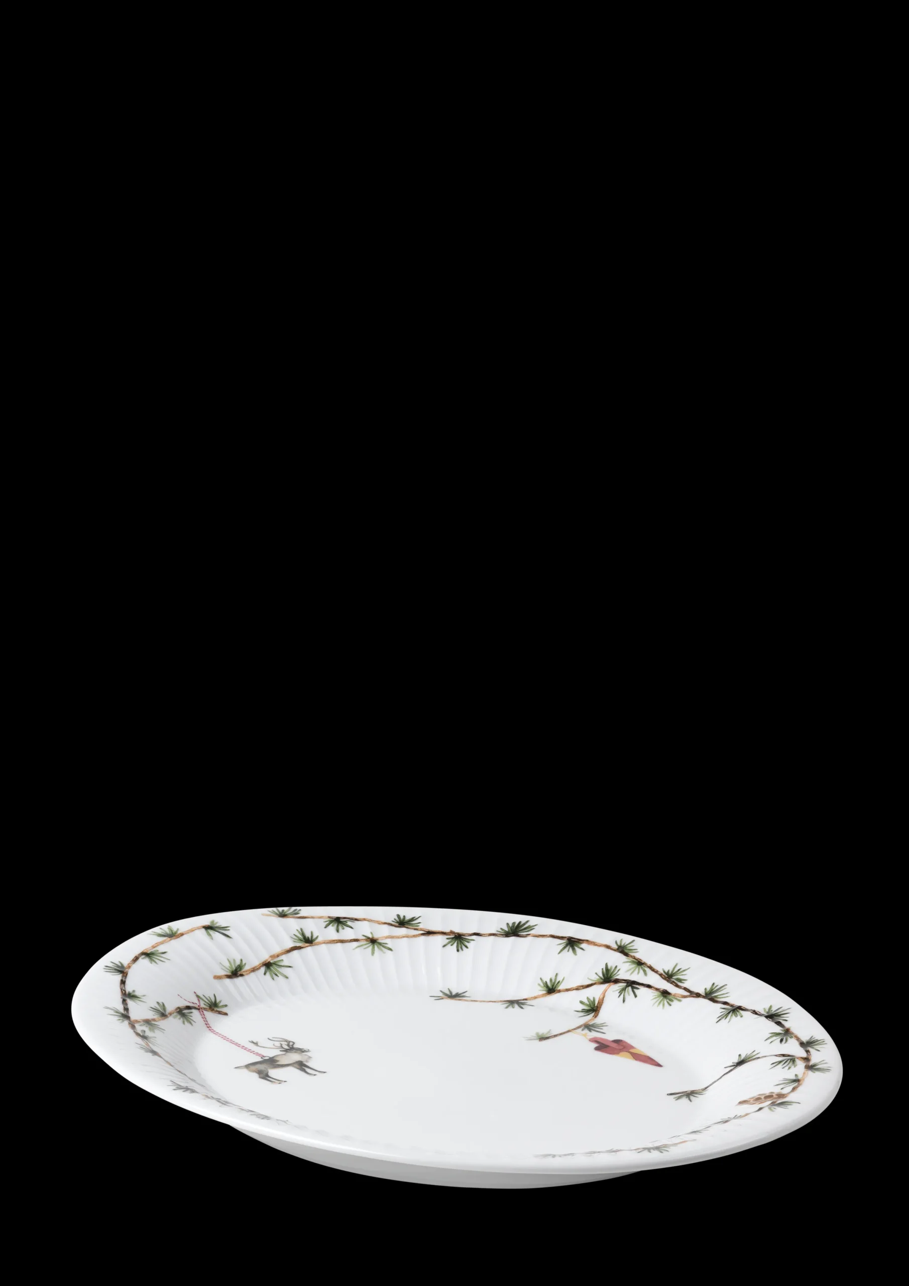 Kähler Serveringsfat|Juleservise & Borddekking*Hammershøi Christmas Oval bord skål 34x27
