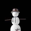 Kähler Julepynt|Julepynt*Hammershøi Christmas Snømann H11,5 hvit m. deko