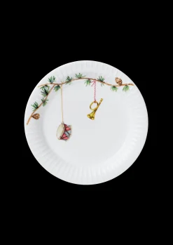 Kähler Desserttallerkner Og Asjetter|Servise*Hammershøi Christmas Tallerken Ø19 cm hvit m. deko