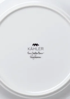Kähler Desserttallerkner Og Asjetter|Servise*Hammershøi Christmas Tallerken Ø19 cm hvit m. deko