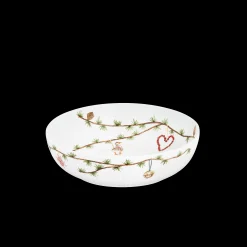 Kähler Serveringskåler|Juleservise & Borddekking*Hammershøi Christmas Skål Ø30 cm hvit m. deko