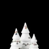 Kähler Julepynt|Julepynt*Hammershøi Christmas tree hvit m. deko 3 stk.