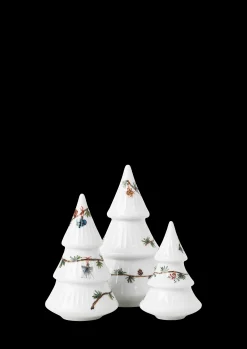 Kähler Julepynt|Julepynt*Hammershøi Christmas tree hvit m. deko 3 stk.