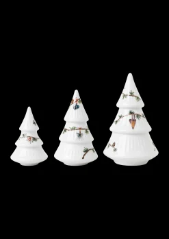 Kähler Julepynt|Julepynt*Hammershøi Christmas tree hvit m. deko 3 stk.