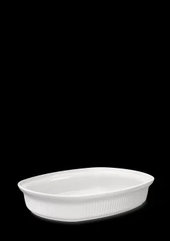 Kähler Nyheter|Ildfaste Former*Hammershøi Ovnsfast fat 32x24 cm hvit