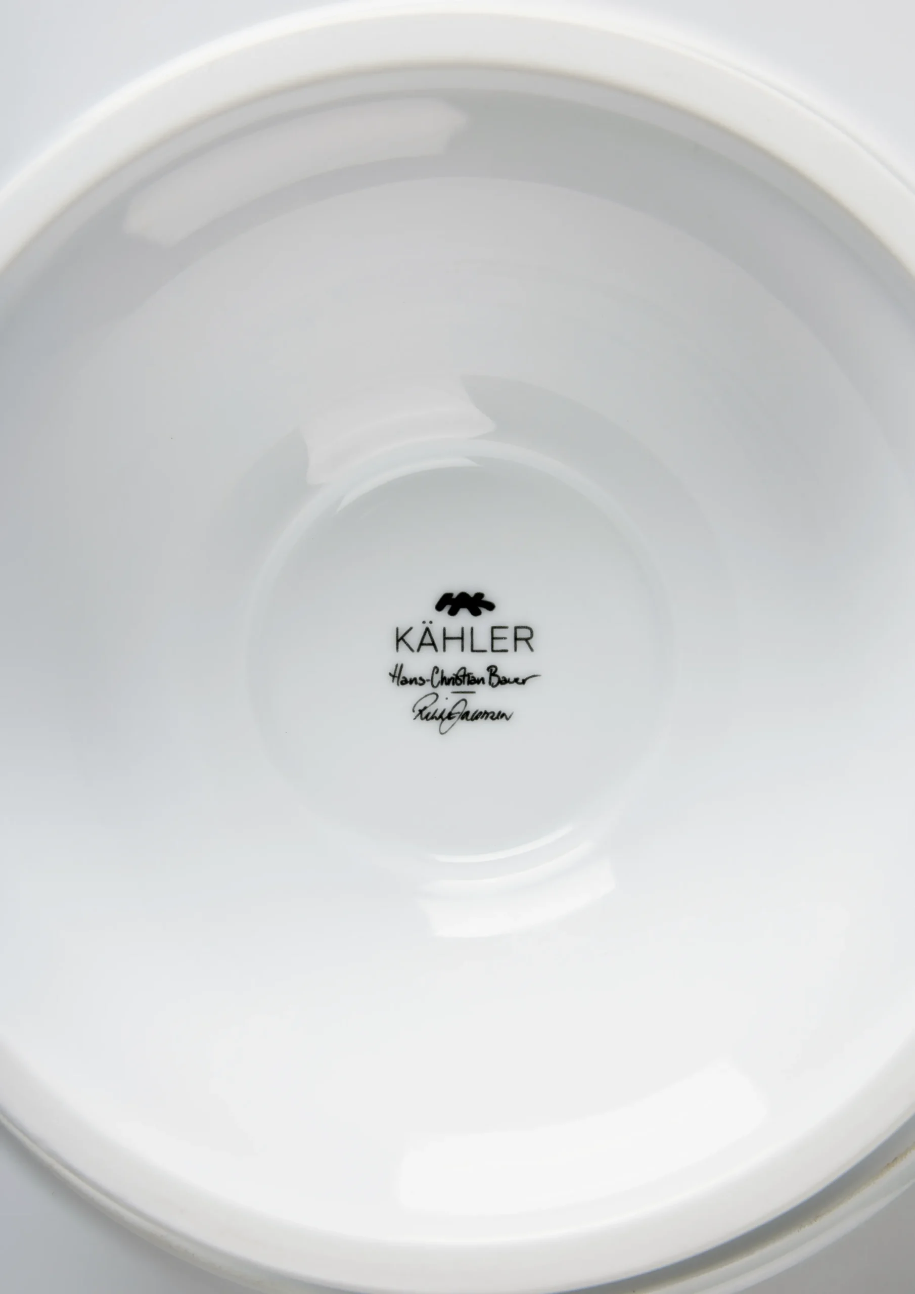 Kähler Kakefat Og Etasjefat|Serveringsfat*Hammershøi Poppy Kakefat Ø30 cm hvit m. deko