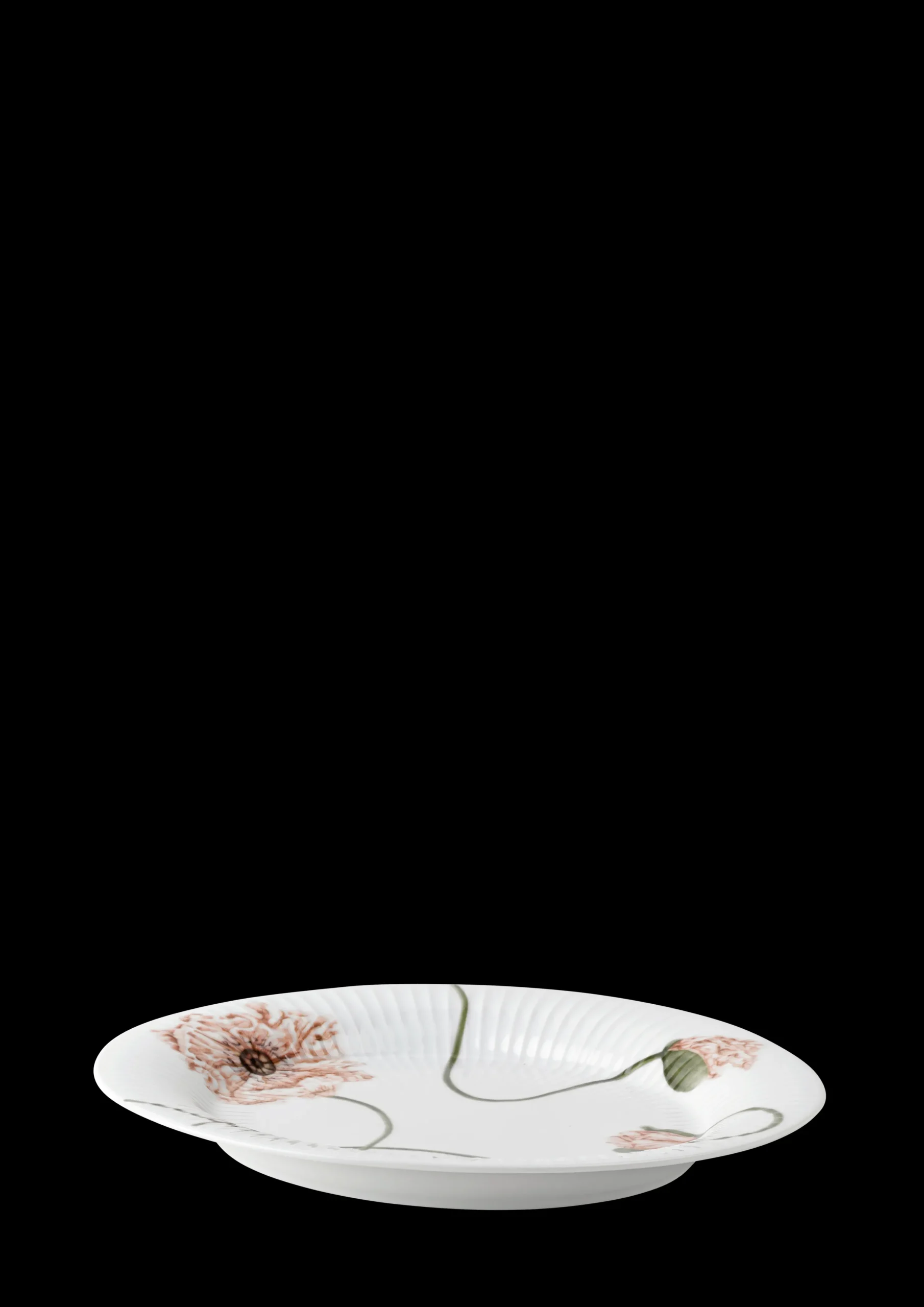 Kähler Serveringsfat*Hammershøi Poppy Oval bord skål 22.5x28.5