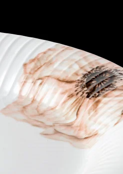 Kähler Middagstallerkner|Servise*Hammershøi Poppy Tallerken Ø27 cm hvit m. deko