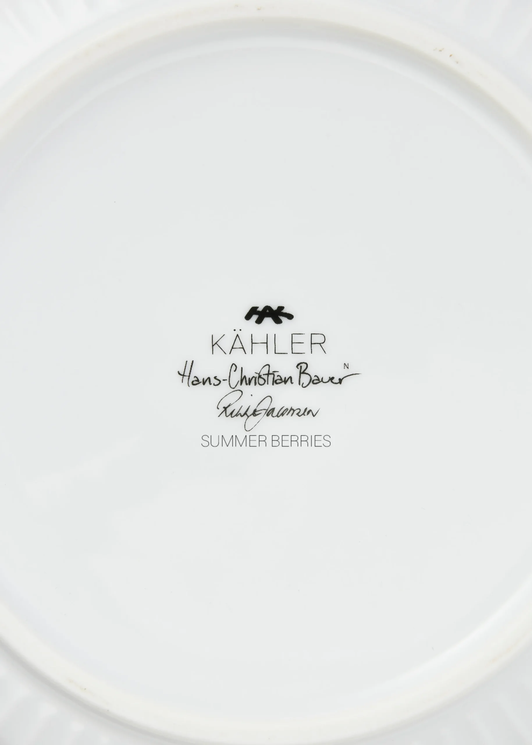 Kähler Nyheter|Serveringskåler*Hammershøi Summer Skål Ø21 cm summer berries
