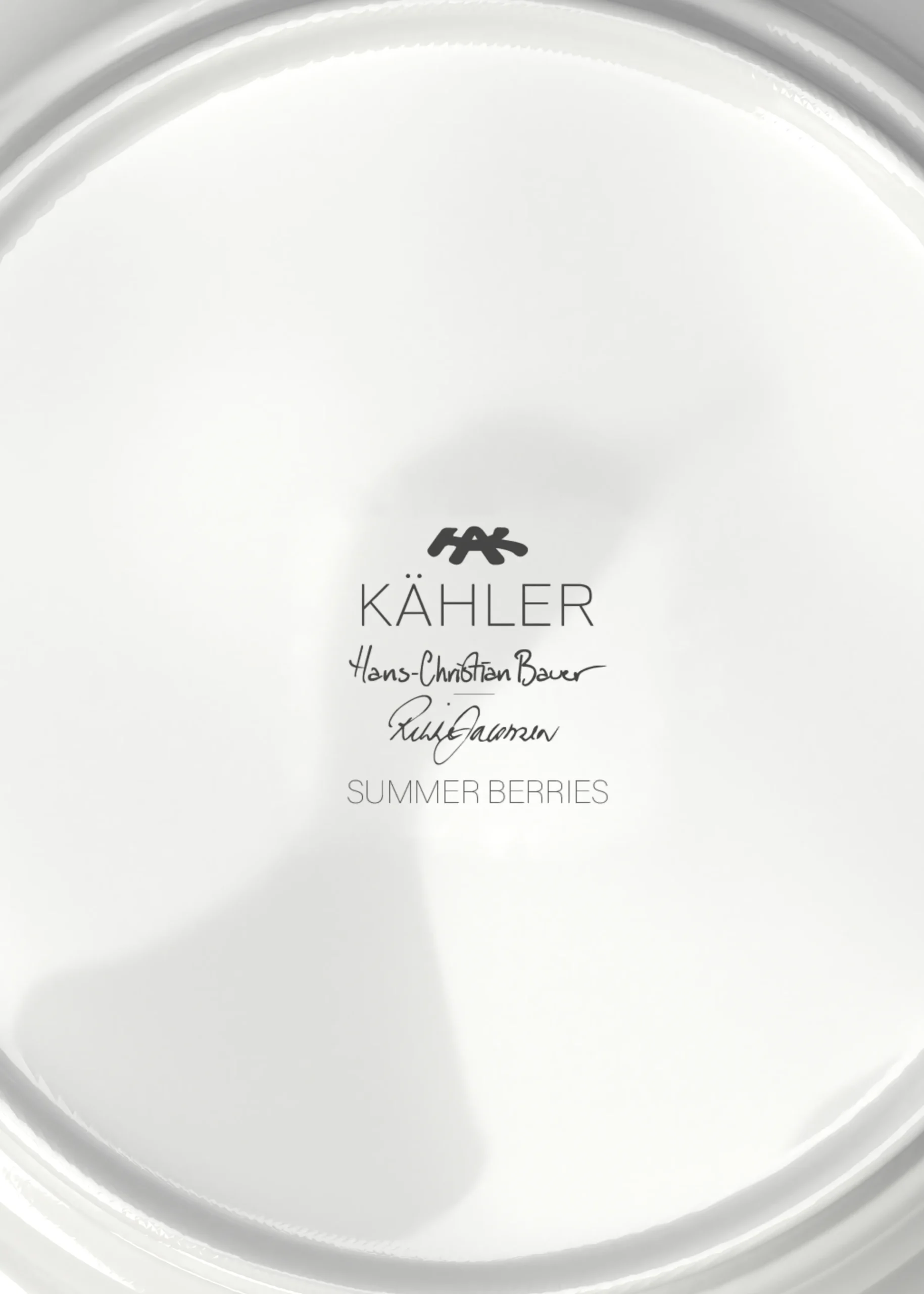 Kähler Lunsjtallerkener|Servise*Hammershøi Summer Tallerken Ø22 cm forget me not