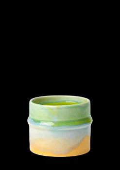 Kähler Nyheter|Krus*Poppery Krus 27 cl apple green/mint/yellow
