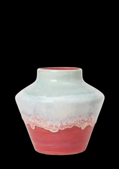 Kähler Vaser Og Urtepotteskjulere*Poppery Vase H20.5 cm mint/pink - Kjøp med oss
