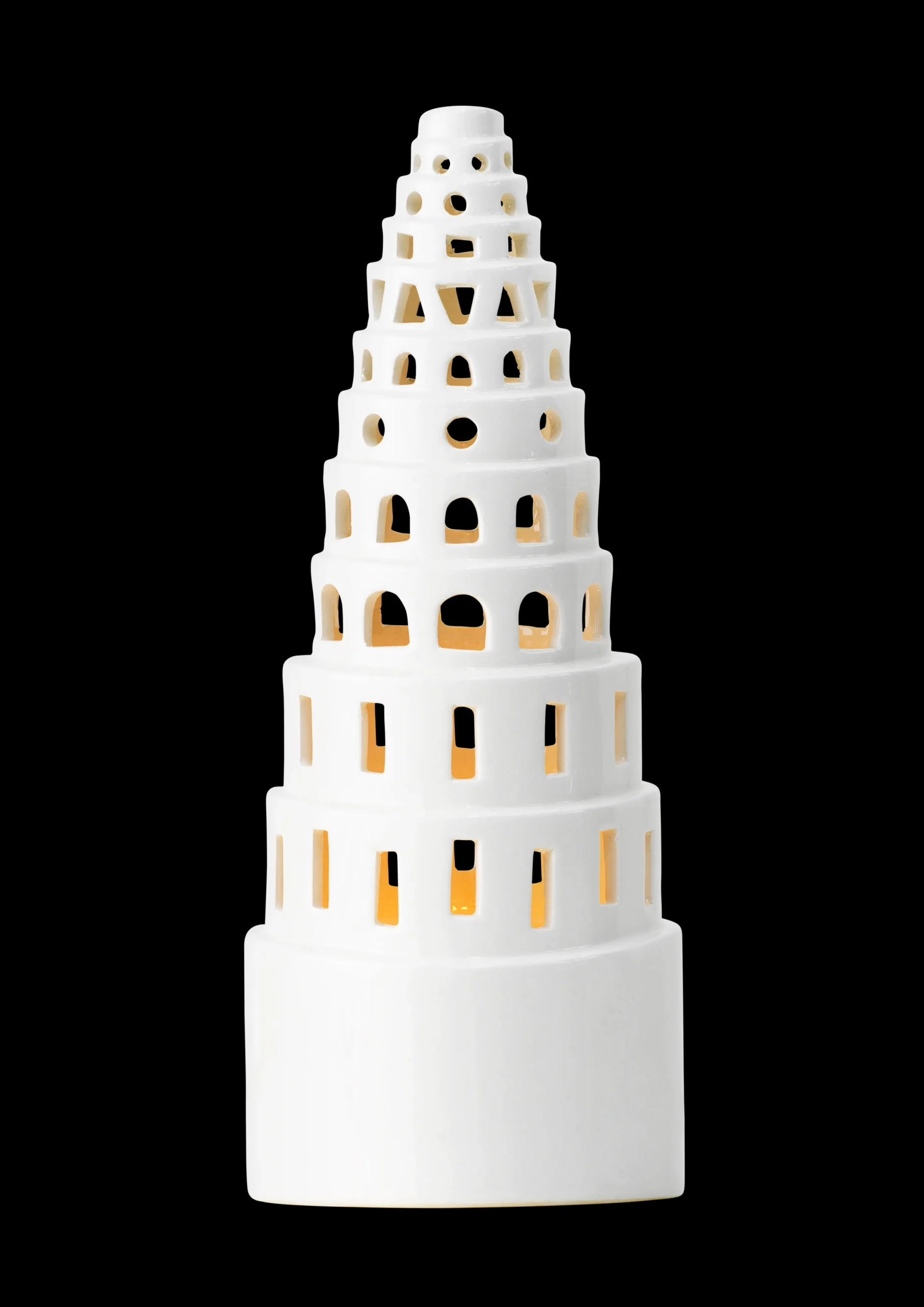 Kähler Lysestaker Og Stearinlys|Lyshus*Urbania lyshus High tower hvit