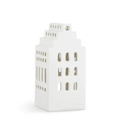 Kähler Lysestaker Og Stearinlys|Lyshus*Urbania lyshus Manor hvit (18151)