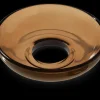 Holmegaard Lysestaker Og Stearinlys|Lysestaketilbehør*Lumi Lysmansjett buet Ø8 cm brun