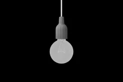 Lyngby Porcelæn Taklamper*Lyngby Fitting #01 H8.7 mørk grå