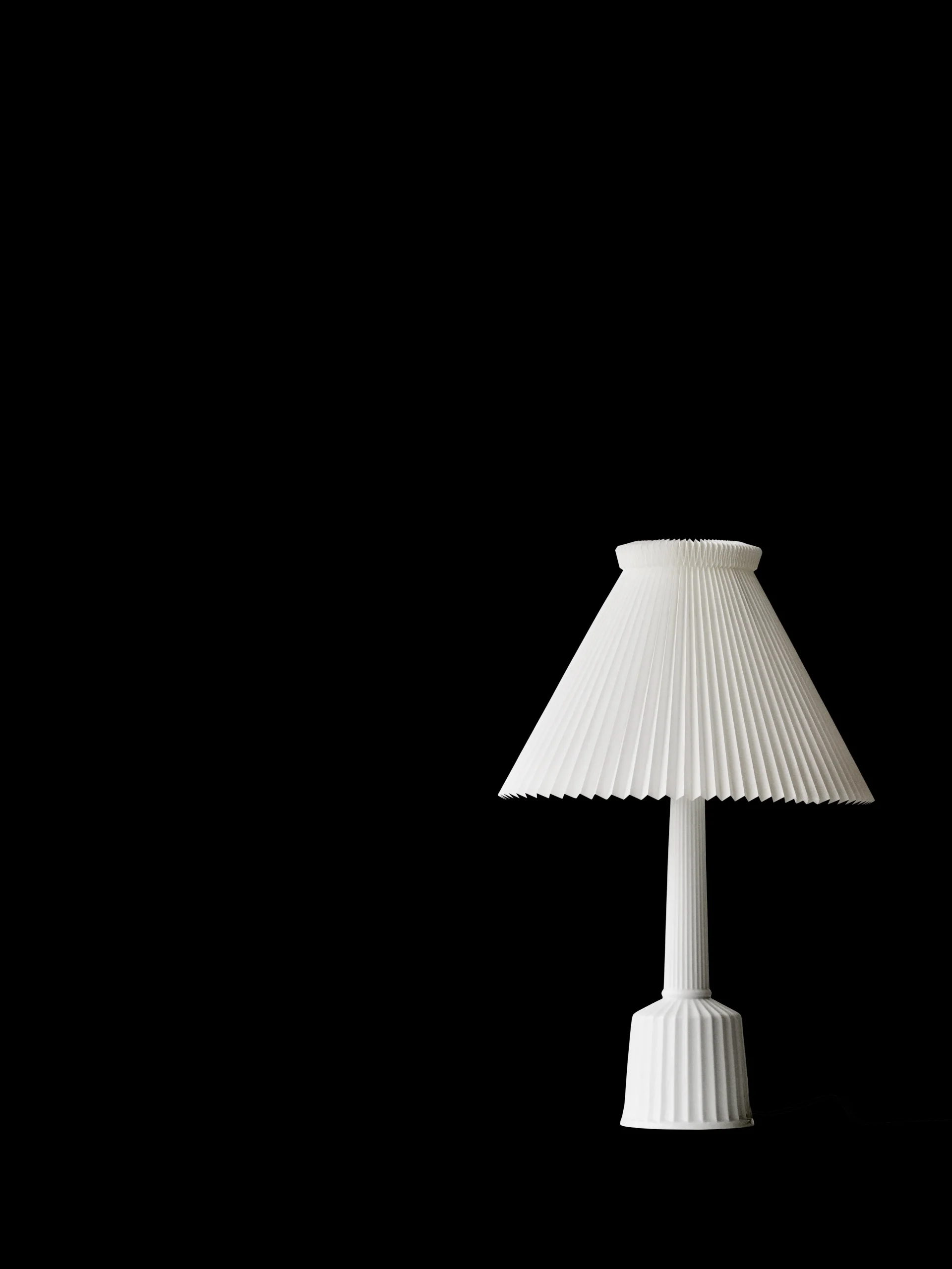 Lyngby Porcelæn Bordlamper*Esben Klint Lampe EU plug H67 hvit