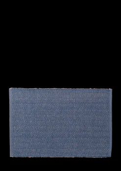 Lyngby Porcelæn Dekkeservietter|Dekkeservietter*Herringbone Dekkebrikker 43x30 cm blå