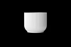 Lyngby Porcelæn Vaser Og Urtepotteskjulere|Urtepotter*Lyngby Blomsterpotte stor hvit