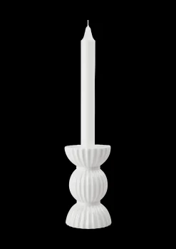 Lyngby Porcelæn Lysestaker Og Stearinlys|Kronelysestaker*Lyngby Tura Lysestake H14 cm hvit - Kjøb her