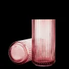 Lyngby Porcelæn Vaser Og Urtepotteskjulere*Lyngby Vase H20.5 burgundy munnblåst glass