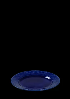Lyngby Porcelæn Lunsjtallerkener|Servise*Rhombe Color Lunsjtallerken Ø23cm mørk blå
