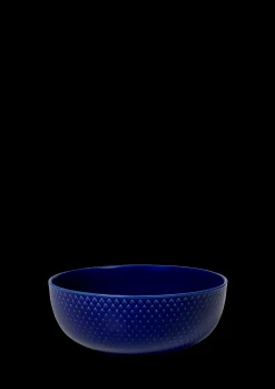 Lyngby Porcelæn Serveringskåler*Rhombe Color Skål Ø15.5 cm mørk blå