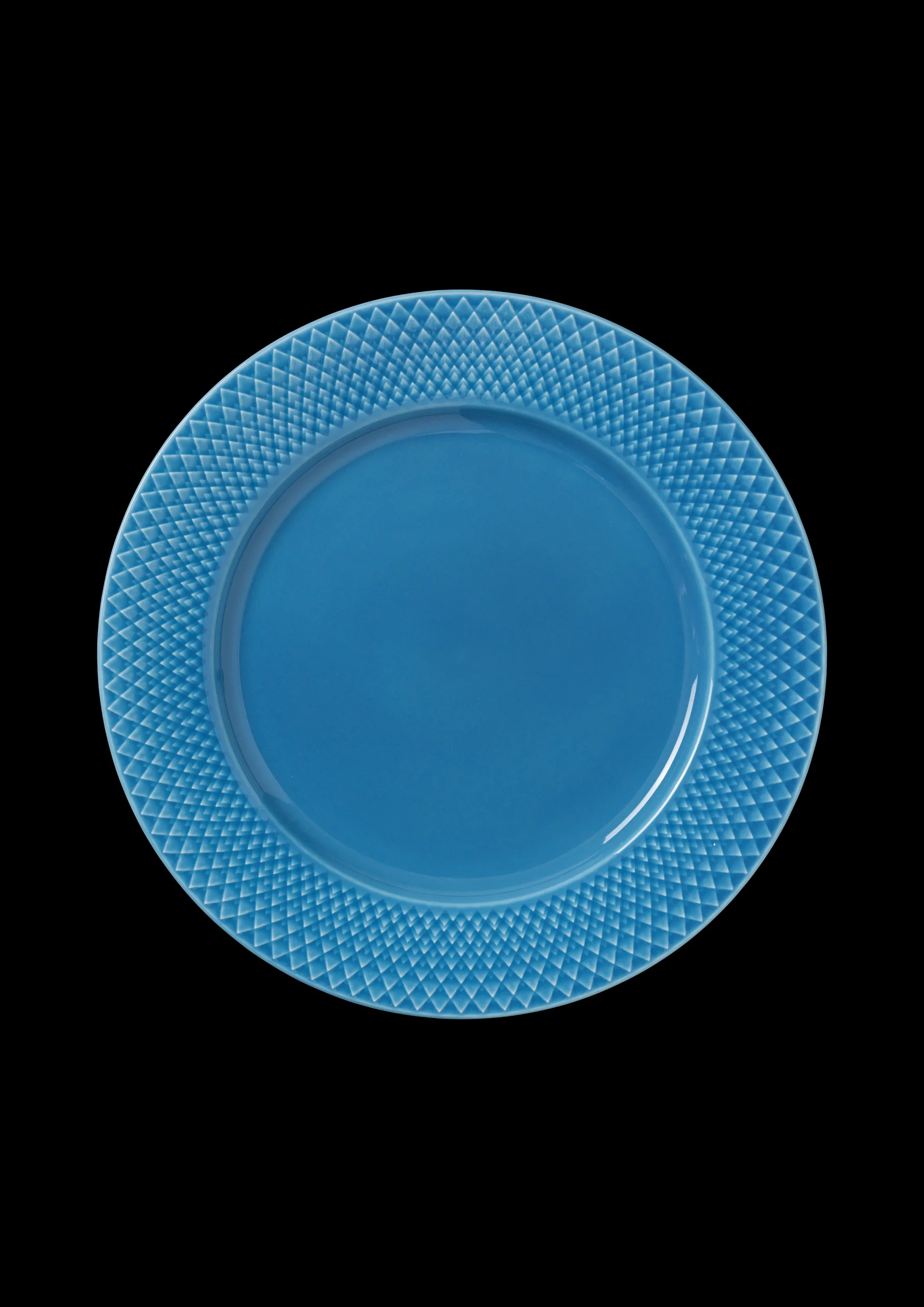 Lyngby Porcelæn Middagstallerkner|Servise*Rhombe Color Middagstallerken Ø27 cm blå