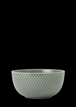 Lyngby Porcelæn Serveringskåler*Rhombe Earth Skål Ø13 cm moss - Kjøp nå