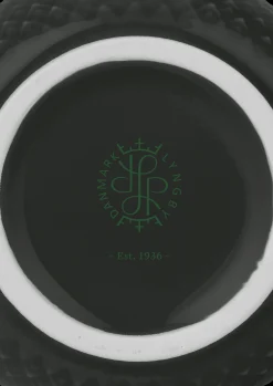 Lyngby Porcelæn Krus*Rhombe Earth Kopp med hank 39 cl slate