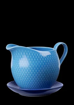 Lyngby Porcelæn Sausesnebb*Rhombe Farge gryte 67 cl blå - Kjøp her