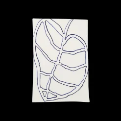 Kähler Plakater Og Postkort|Barneplakater*Relief blad, hvit, 27 x 45 cm – Kjøp her