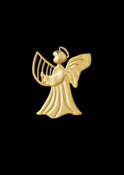 Rosendahl Julepynt|Julepynt*Harp angel H7 forgylt