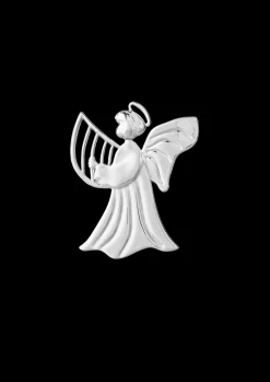 Rosendahl Julepynt|Julepynt*Harp angel H7 forsølvet
