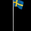 Rosendahl Bordflagg|Bursdag*RO Bordflagg svensk H35 sølvfarget