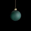 Holmegaard Julepynt|Julepynt*Souvenir Julekule Ø8 cm mørk grønn